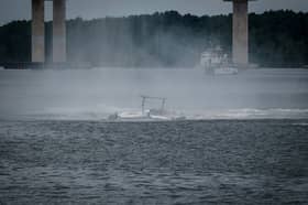 Police chopper crashes, all onboard rescued