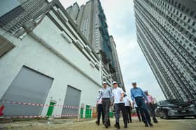 烂尾楼鹅唛希达公寓复工了！ 倪可敏警告发展商按时完工