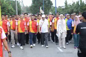Selangor Sultan joins in Kita Run 
