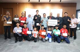 Gilap potensi atlet muda, Yayasan MBI sumbang dana RM110,000