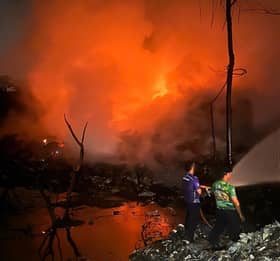 Firefighting operation at Rawang illegal landfill half done