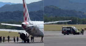 விமானத்தின் எஞ்சினுக்குள் சிக்கி ஆடவர் மரணம்