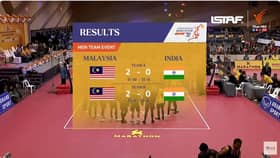 Piala Raja Thai: Benam India 2-0, Malaysia temu Thailand di final regu berpasukan