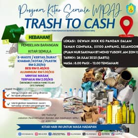 MPAJ垃圾变现金活动 本周六来到千百家花园