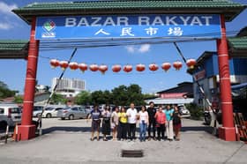 梳邦再也市厅与市议员拨1万提升基设  让沙登人民巴刹更舒适干净安全