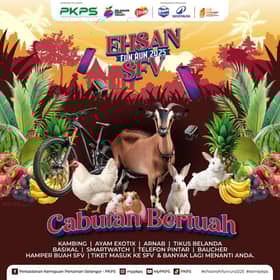 Kambing, ayam eksotik antara hadiah cabutan bertuah Ehsan SFV Fun Run 2025 