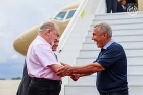 King returns home after visiting Russia in the ‘spirit of friendship’