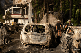 Daily military patrols in Jakarta to maintain order