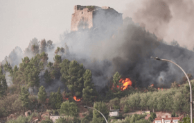 ஸ்பெயினில் காட்டுத் தீ