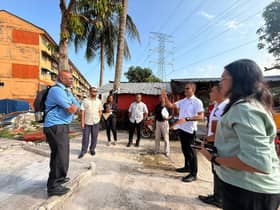 தாமான் டேசாரியா, கருப்பர் சாமி காளியம்மாள் ஆலய நில விவகாரம் - பாப்பாராய்டு நேரில் ஆய்வு