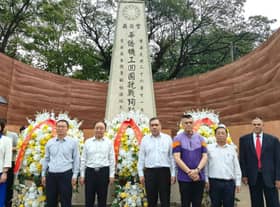 陆兆福开幕南侨机工纪念馆  吁铭记先烈牺牲传承和平