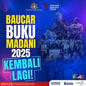 Baucar buku pelajar IPT boleh ditebus esok hingga 12 Disember