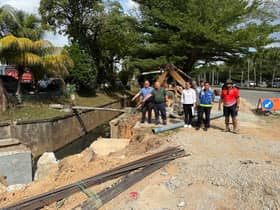 斥资76万建地下蓄水池   缓解梳邦两大路段水患