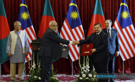 எட்டு புரிந்துணர்வு ஒப்பந்தங்களில் மலேசியாவும் வங்காளதேசமும் கையெழுத்திட்டன