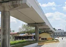 Lencongan di Jalan Meru wujud akibat struktur tokong, kuil 