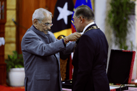 Anwar receives Grand Collar of Order of Timor-Leste