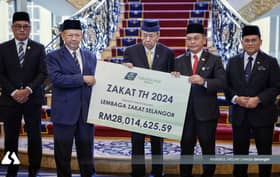 RM64.97 juta zakat diserahkan, Sultan Selangor terima bagi pihak LZS