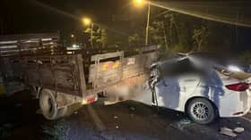 Penumpang kereta putus kepala kereta dinaiki rempuh lori