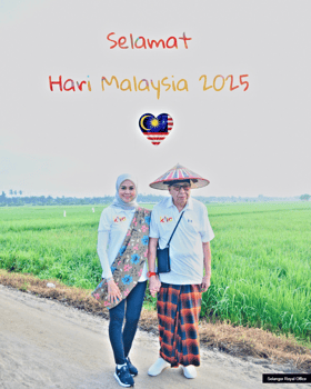 雪州苏丹寄语大马日  盼国人团结长存