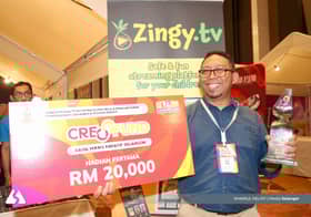 CRE8Fund SCEE25 lonjak industri kreatif, Zulkifly Amirudin juara bawa pulang RM20,000
