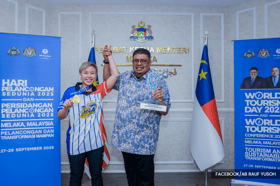 Shuttler Ee Wei receives special incentive of RM50,000 from Melaka 