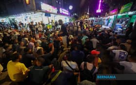 突击武吉免登捕770外国人 移民局：有一群人正在赌博