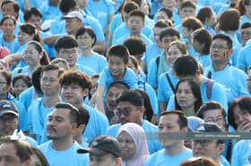 参与者赞扬和平之跑 促进族群团结平台