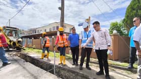 菁乡岭换13公里旧水管  4区逾1500户改善水供