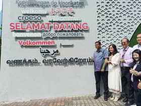 Tamil, Iban, Kadazan languages join 21 others on KL Tower welcome wall