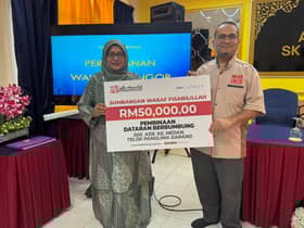 Wakaf Selangor salur RM69,000 naik taraf infrastruktur dua sekolah