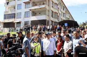 PM arrives in Sabah to assess disaster damage