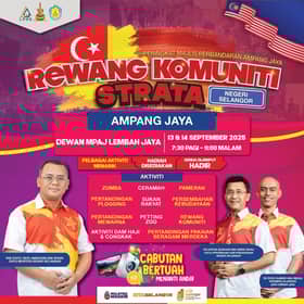 Rewang Komuniti Strata MPAJ 13 September sedia pelbagai aktiviti menarik