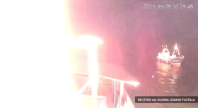 Global Sumud Flotilla reports second drone attack on vessel