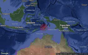 Gempa bumi sederhana berlaku di Kepulauan Tanimbar, Indonesia
