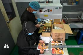 Eight containers of ready-to-eat meals set for delivery to Gaza this month