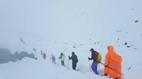 Heavy snowfall from cyclone winds halts Everest tourism