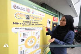 Mesin sisa minyak jana wang tunai