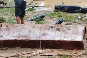 Banjir hakis tanah perkuburan, jenazah hanyut dibawa arus deras