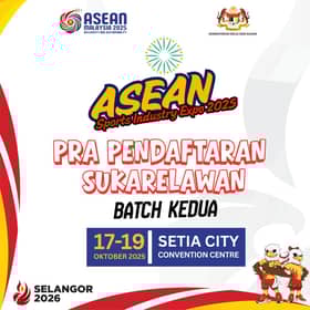 Pra-pendaftaran sukarelawan SUKMA Selangor 2026 dibuka hujung minggu ini