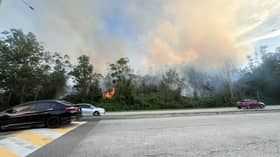 沙叻丁宜林火凌晨扑灭   消拯局：疑露天焚烧引发