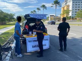 雪邦市议会取缔无牌小贩　5充公行动发6罚单