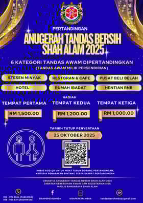 MBSA anjur Anugerah Tandas Bersih 2025, iktiraf premis kekal tahap kebersihan tinggi