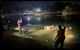 两男童湖边戏水溺毙