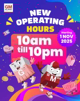 GM Klang raikan ulang tahun ke-16 dengan waktu operasi baharu hingga 10 malam