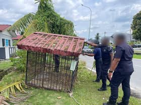 柏威拉花园秋千狗笼占地　瓜冷市会依法移除