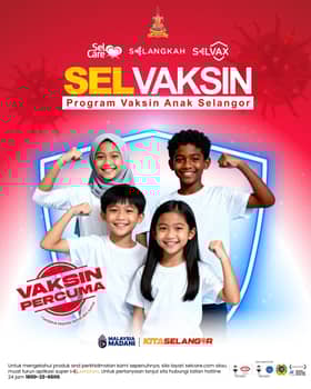 SELVAKSIN保护雪州幼苗抗流感 B40家庭受促预约免费接种