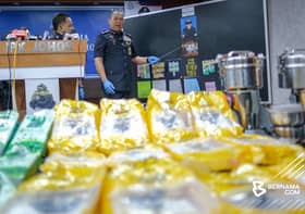 Rumah teres diserbu, dadah bernilai RM11.4 juta dirampas