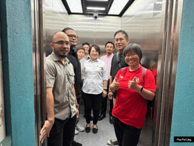 甲洞逸福园获363万全面换升降机  潘佩玲：8000住户受惠