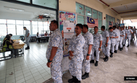 沙巴州选启动提前投票  下午2时投票率88.37%