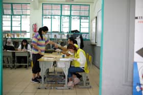 882投票中心7时30分开放 沙州选投票率早10时21.05%